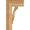 Ekena Millwork Balboa Block Rough Sawn Bracket, Western Red Cedar, 6"W x 18"D x 30"H BKT06X18X30BOA05RWR - alternate 2